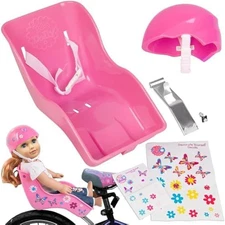Doll Bicycle Seat- the Original Bike Attachment for 18"-22" Dolls and Stuffed An