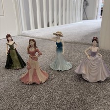 Set of 4 Coalport Figurines