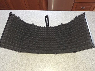 KEYNOIZ Microphone Isolation Shield Ambient Reflection Filter Studio Recording