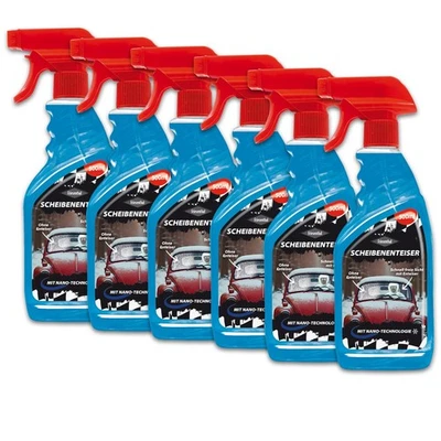 Auto Scheibenenteiser 6er Pack 0,5 L Friesenthal Enteiser Spray 3L