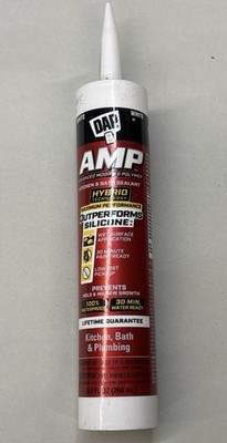 Lot of 2 - DAP AMP Hybrid Kitchen Bath White 9 oz