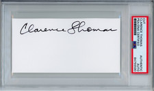 SUPREME COURT JUSTICE CLARENCE THOMAS AUTOGRAPH CUT SIGNATURE PSA DNA COA AUTO