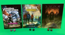 2D20 RPG Quickstart Bundle - Star Trek 2E, Dune, Dreams & Machines | Modiphius
