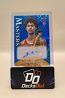 2024-25 Topps Finest Zaccharie Risacher Masters Auto Blue X-Fractor 66/99 RC