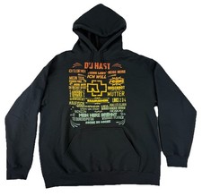 RAMMSTEIN Hoodie Men  s Large Black Du Hast Gildan Heavy Blend Music Metal Band