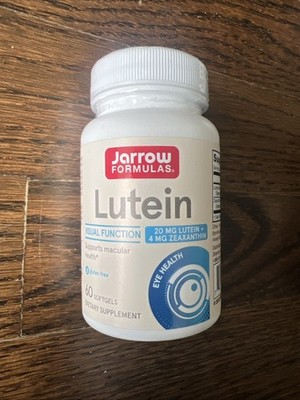 Lutein, 20 mg, 60 Softgels. ~ FAST FREE SHIPPING