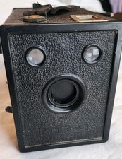 Vintage 1947 Agfa Ansco B2 Cadet Roll Film Box Camera