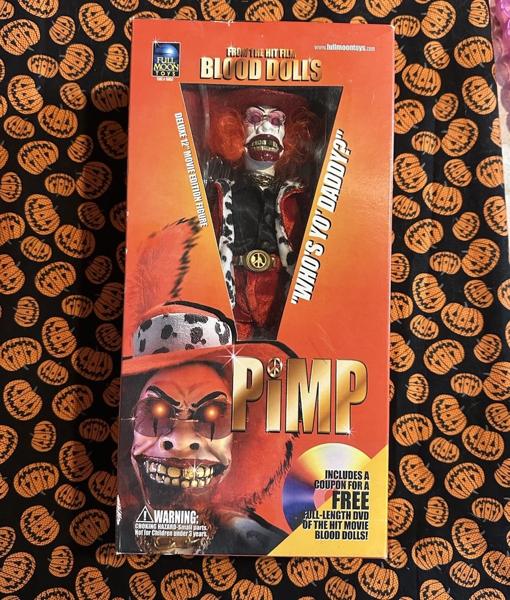Full Moon Toys 2001 Blood Dolls Pimp 12 Inch Doll Figure for sale