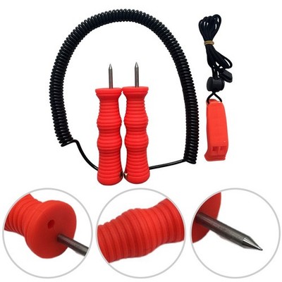 Einziehbares Eis Sicherheit Pick Werkzeug mit Pfeife für Outdoor Winter Aktivit