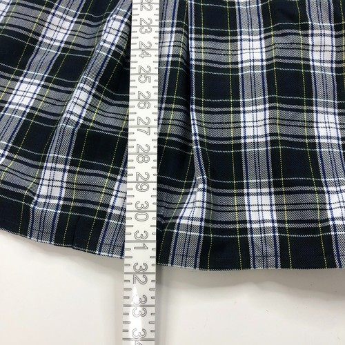 Lands End Youth Girls 12 School Uniform Jumper Dress Skirt Blue Yellow MINT - Picture 3 of 11