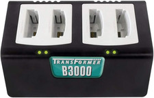 4-Bay Battery Charger Transformer for Vocera B3000 USB Type C Power Supply and