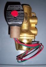 Asco Red Hat II EF8344G072 4 Way Solenoid Brass Valve