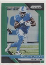 2018 Panini Prizm Green Prizm Ameer Abdullah #135 yj7