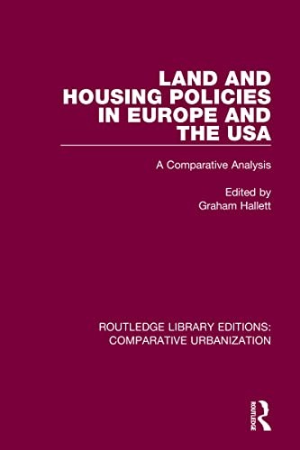 Land and Housing Policies in Europe and the USA, Hallett Paperback..