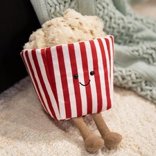 Cute Popcorn Plush Doll Soft Simulation Toy Kids Gift Cute Stuffed Plush