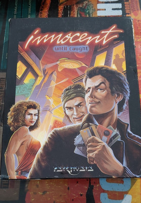 Innocent until Caught Commodore Amiga (10 Disks, Manual, Box) works 16-bit