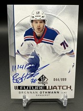BRENNAN OTHMANN INSCRIBED Future Watch Auto Rookie RC /999! 2024-25 SP Authentic