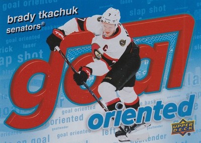 BRADY TKACHUK   25-26 UPPER DECK SERIES 1   GOAL ORIENTED  # GO-2