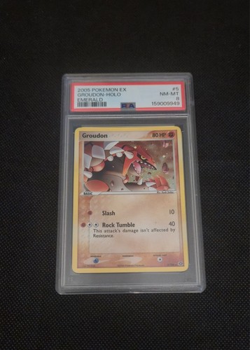 Groudon graded PSA 8 for sale on eBay