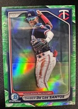 2024 Bowman Draft - Chrome Daiber De Los Santos #BDC-105 Lunar Glow Refractor...
