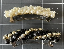 Vintage 1928 Style BEADED BARRETTE Hair Accessories ❤ YOU PICK Wedding Dance etc