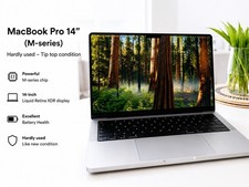 Apple MacBook Pro 14 Zoll M3 2023 8GB RAM 1TB SSD Silber 3024x1964