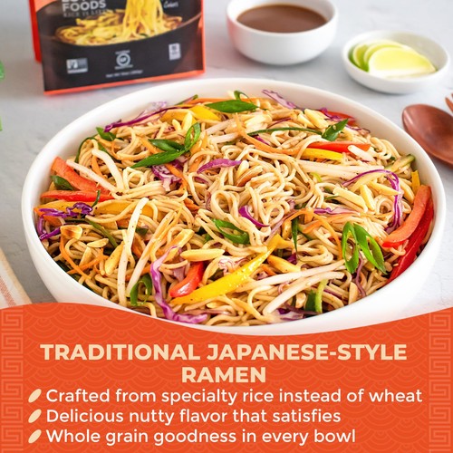 Lotus Foods, mijo orgánico y arroz integral ramen, 2,5 oz, 12 unidades - Imagen 3 de 7