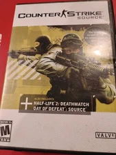 Counter Strike Source PC Game 2004 4 Disc Set Valve Half-Life 2 Day of Defeat