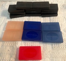Nintendo DS OEM Multi-Game Cartridge Cases/Dust Covers Lot of 18 Assorted Colors