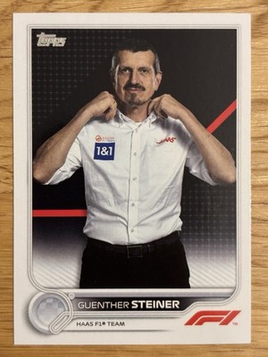 Topps Formula 1 2022 Guenther Steiner Nr.108 Haas F1 Team Base Card Portrait
