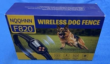 NQQHNN F820 Wireless GPS Black Collar Dog Fence
