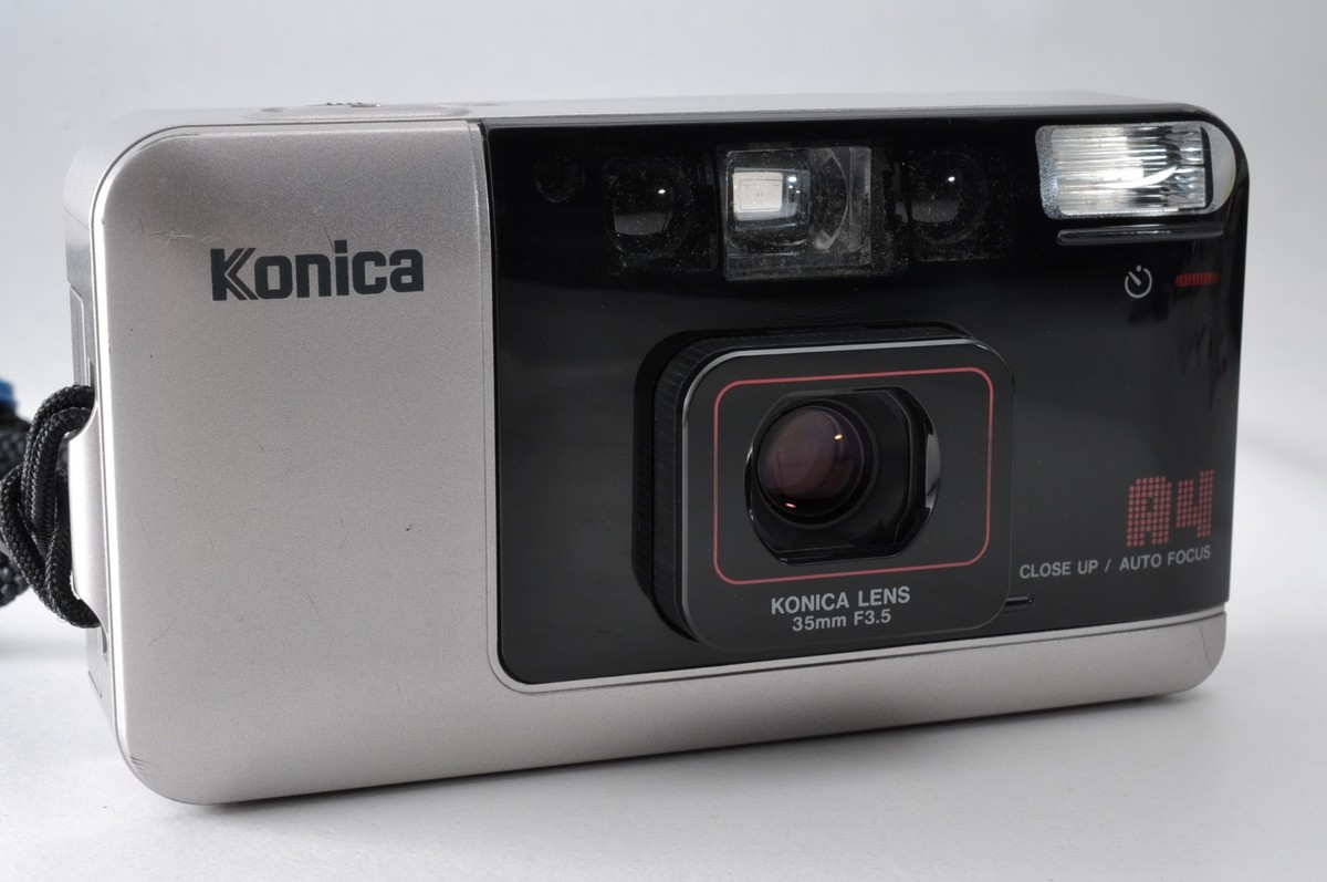 Konica A4 Compact Film Camera | Retro Look, Easy to Use