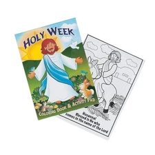 Fun Express Holy Week Activity Pads for Easter – 12 Pages Featuring Coloring Act