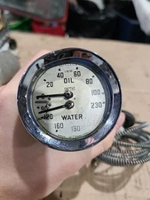 OEM Austin Healey 100-4 100-6 SMITHS Oil Water Gauge OEM BN4 BN7 BT7 GD1502/05 V