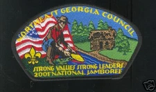 MINT 2001 JSP Northeast Georgia Council Black Border