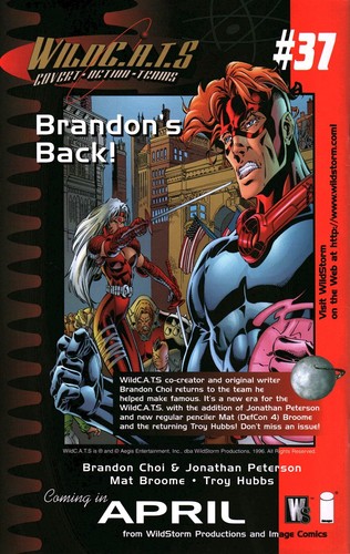 Vintage Image Comics DV8 Comic Book #6 (1996) High Grade - Picture 2 of 2