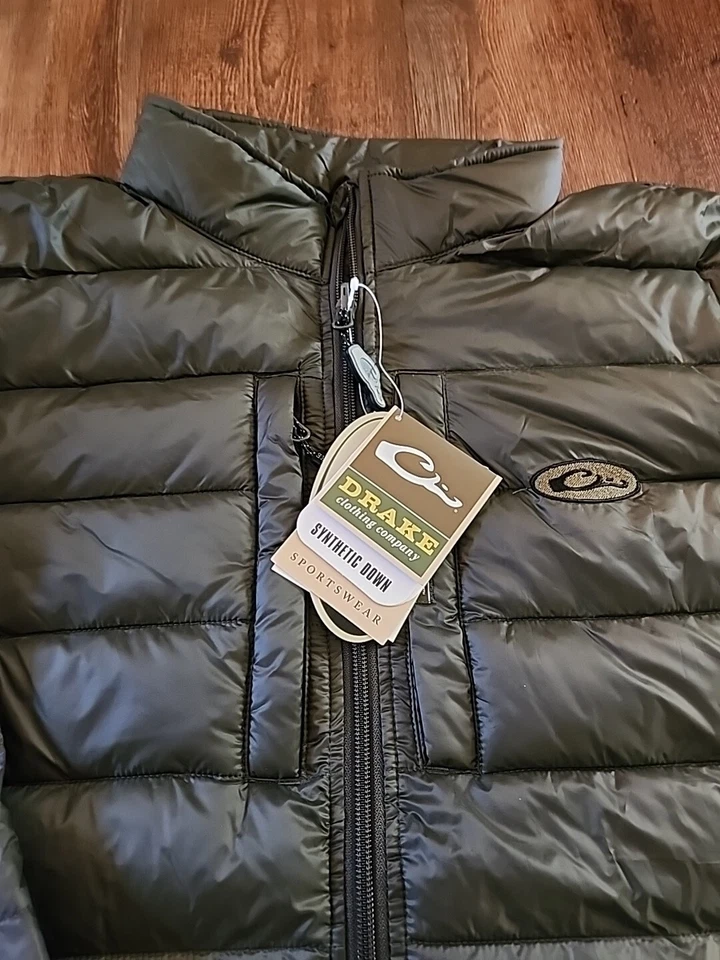 Drake Waterfowl LST Double Down Full Zip Jacket Xl  bottomland Endurance - Image 4 of 4