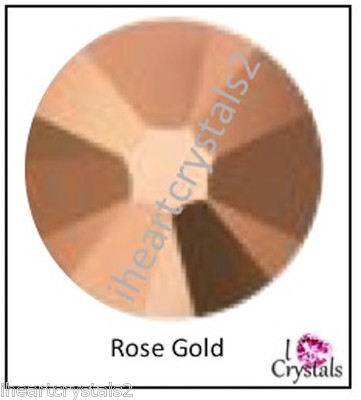 ROSE GOLD 16ss 4mm 2088 IHC Austrian Crystal Flatback Rhinestones 144 pc