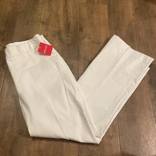 Spanx Women's On-the-Go Kick Flare Pants Classic White Size Medium 20373R NEW