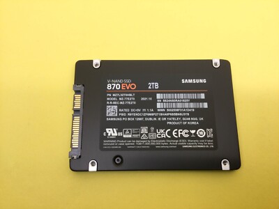 SAMSUNG 870 EVO Series 2TB SATA 2.5