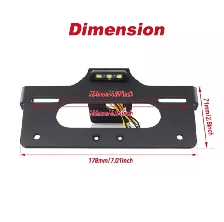 KTM 990 1390 Super Duke R / EVO Tail Tidy Number Plate Holder Aluminium 2024 - Image 2 of 4