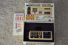 jeu électronique ancien : ELECTRO COMPUTER 1001 questions reponses