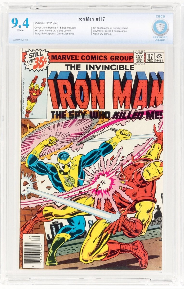 🔥 IRON MAN 117 CBCS 9.4 WP 1st Bethany Cabe SPYMASTER BRONZE