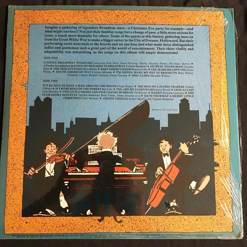SEALED GREETINGS FROM BROADWAY! Greatest Stars Lp Record Orson Welles Ginger Rog - Picture 2 of 2