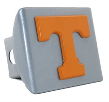 Tennessee Vols Silver Metal Hitch Cover