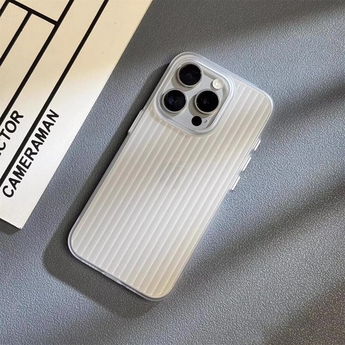 Luxury Natural Titanium PC Case for iPhone 16 15 14 13 Pro Max Plus Electroplate - Photo 75/95