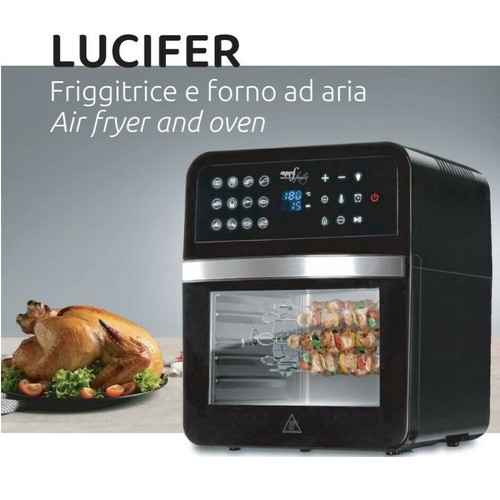 Whall 12QT Touchscreen Aria Friggitrice Tostapane Italia