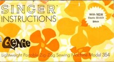 Singer 354 Manual  Large Deluxe-Edition Genie...