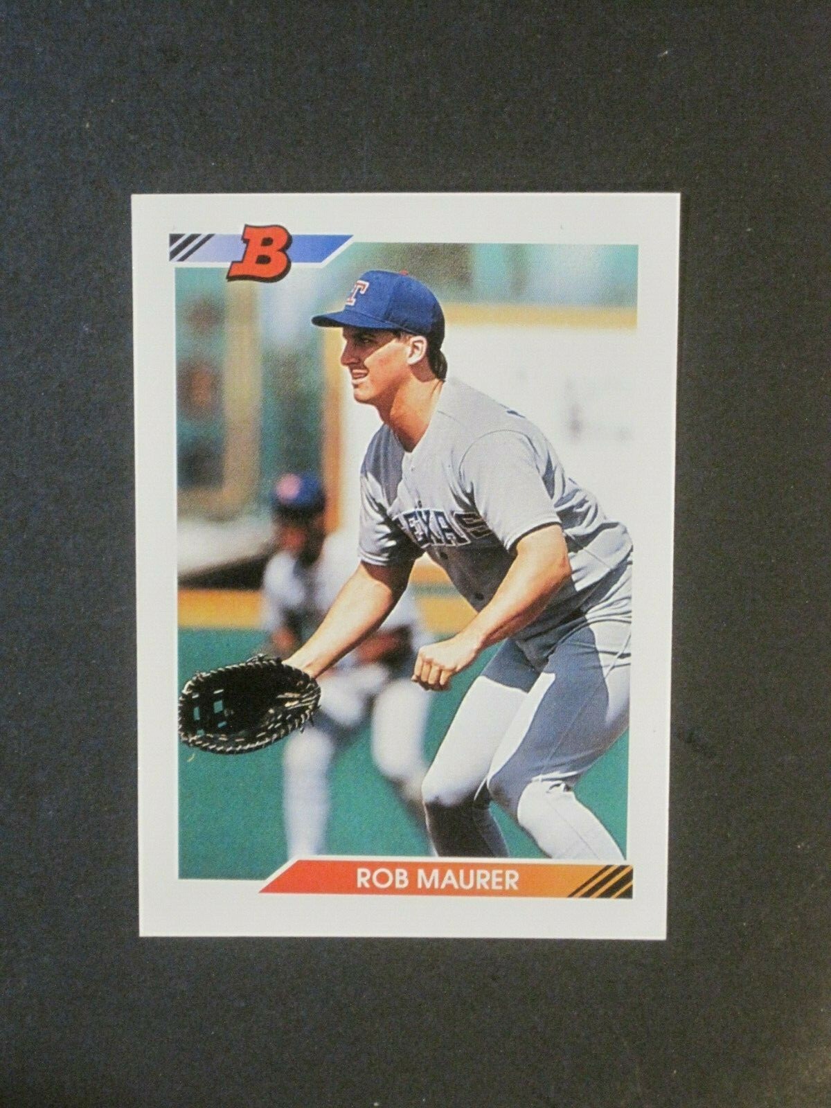 1992 BOWMAN ROB MAURER TEXAS RANGERS CARD #437!!!!!!!!!