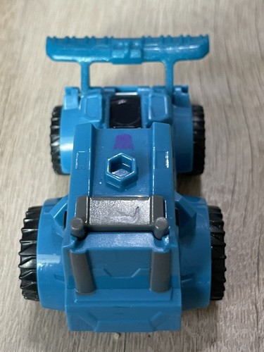 2016 Transformers Blue Bulldozer Figure Figurine McDonald's Happy Meal Toy Car - Picture 3 of 6